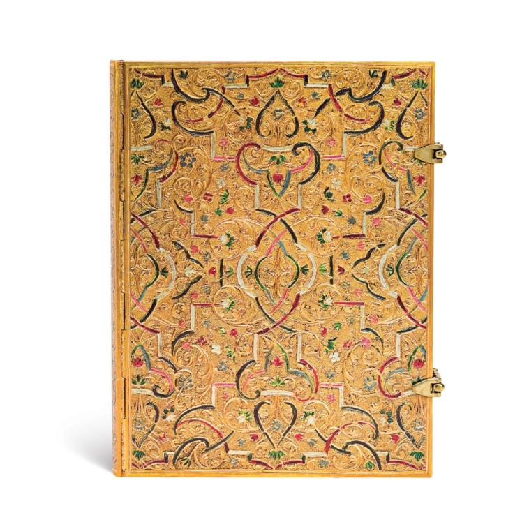 CARNET MARQUETERIE D'OR ULTRA LIGNE -  - PAPERBLANKS