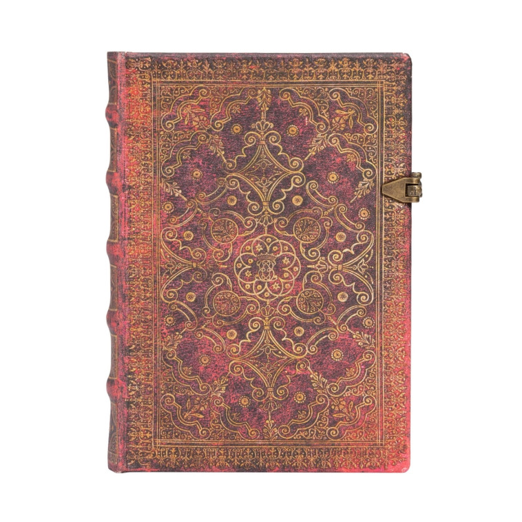 CARNET CARMINE MIDI PAGES LIGNES -  - PAPERBLANKS