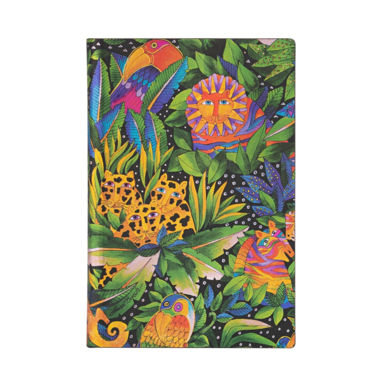 CARNET FLEXIS JUNGLE SONG MINI PAGES LIGNEES -  - PAPERBLANKS