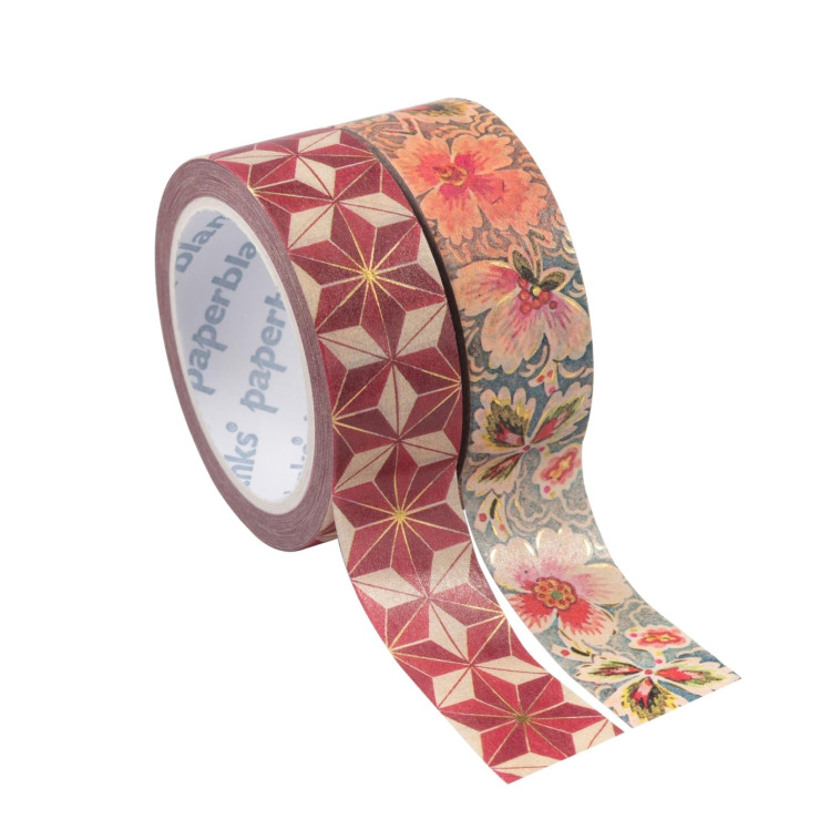 WASHI TAPE HISHI ET FILIGREE FLORAL IVORY - PAPERBLANKS - PAPERBLANKS