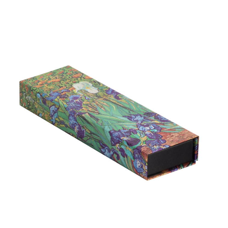 ETUI A CRAYONS VAN GOGH LES IRIS -  - PAPERBLANKS