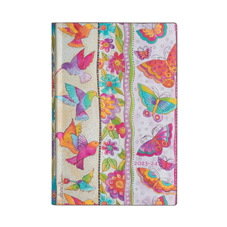 AGENDA 2023-24 HUMMINGBIRDS ET FLUTTERBYES MINI 1 JOUR PAGE -  - PAPERBLANKS