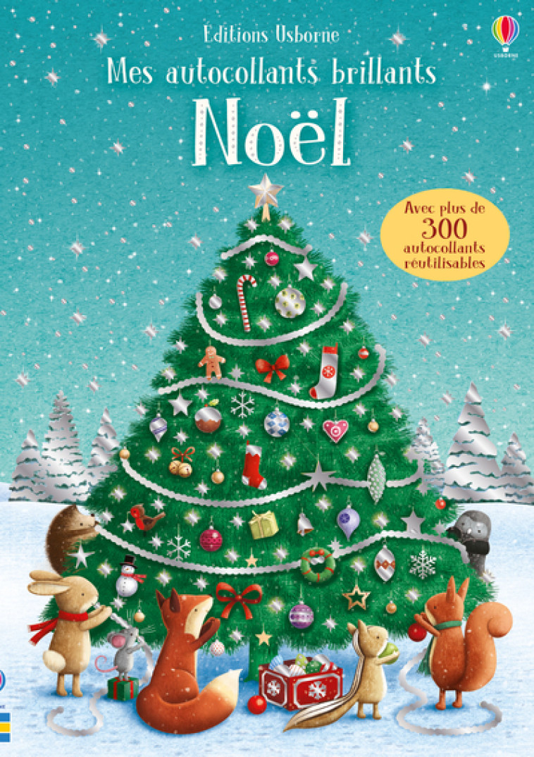 NOEL - MES AUTOCOLLANTS BRILLANTS - PATCHETT/NEWMAN GRAY - USBORNE