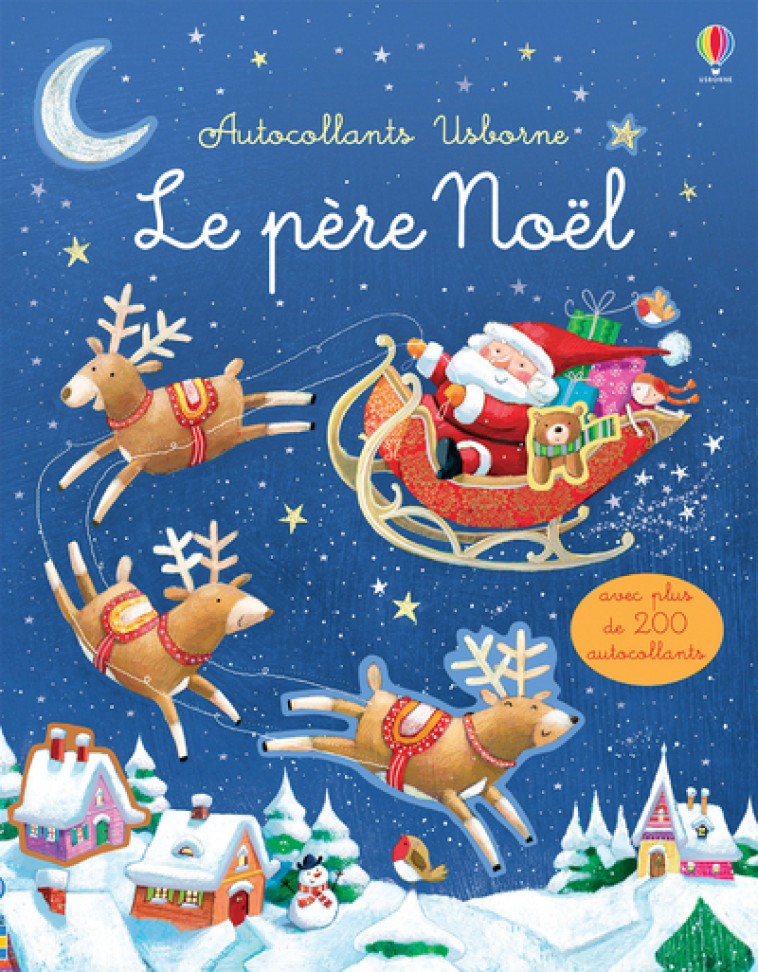 LE PERE NOEL - PREMIERS AUTOCOLLANTS - TAPLIN/JATKOWSKA - USBORNE