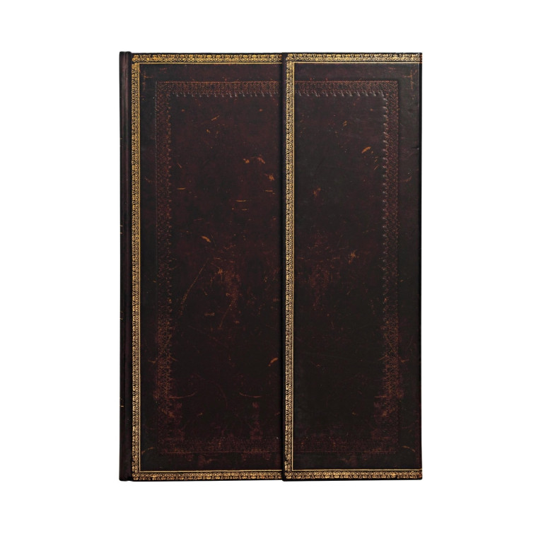 CARNET NOIR MAROCAIN GRAND PAGES BLANCHES - PAPERBLANKS - PAPERBLANKS