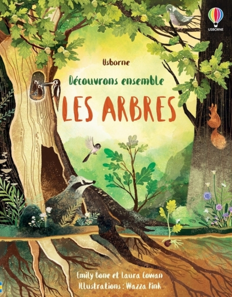 DECOUVRONS ENSEMBLE LES ARBRES - BONE/PINK - USBORNE