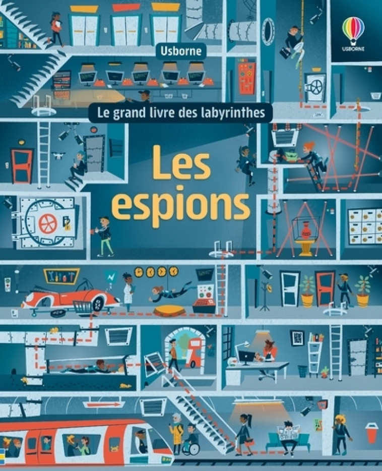 LES ESPIONS - LE GRAND LIVRE DES LABYRINTHES - SMITH/COLLECTIF - USBORNE