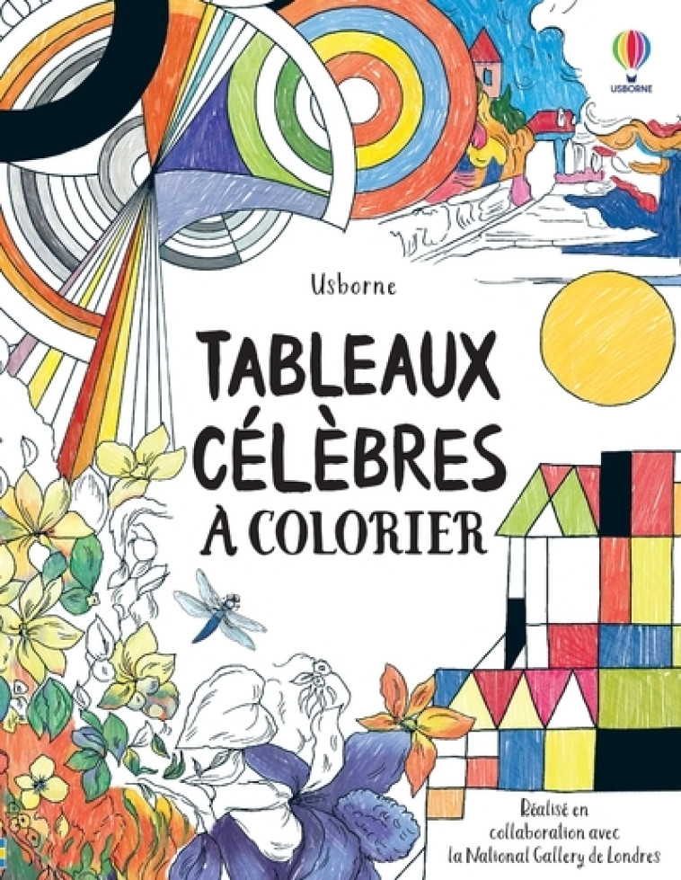 TABLEAUX CELEBRES A COLORIER - MEREDITH/VARIOUS - USBORNE