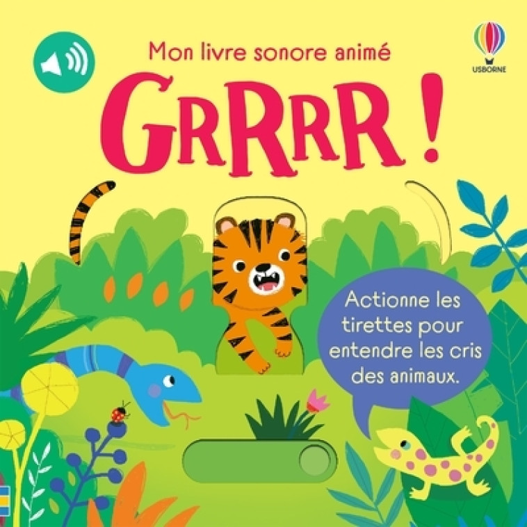 GRRRR ! - MON LIVRE SONORE ANIME - TAPLIN/DURBER/BUSBY - USBORNE