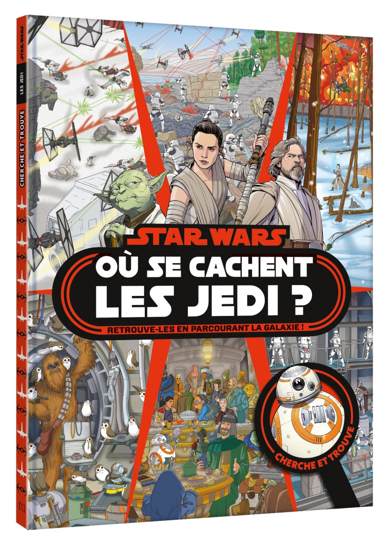 STAR WARS - OU SE CACHENT LES JEDI ? - CHER CHE ET TROUVE - XXX - DISNEY HACHETTE