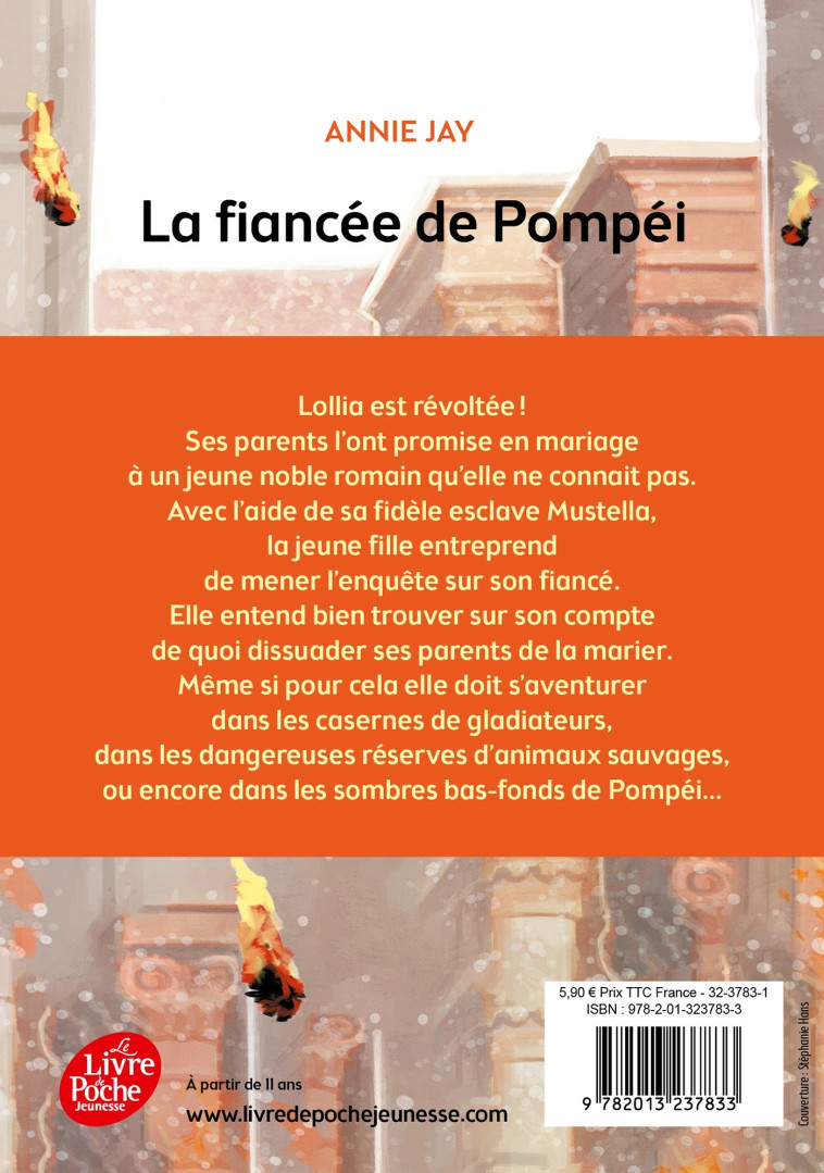 LA FIANCEE DE POMPEI - JAY ANNIE - POCHE JEUNESSE