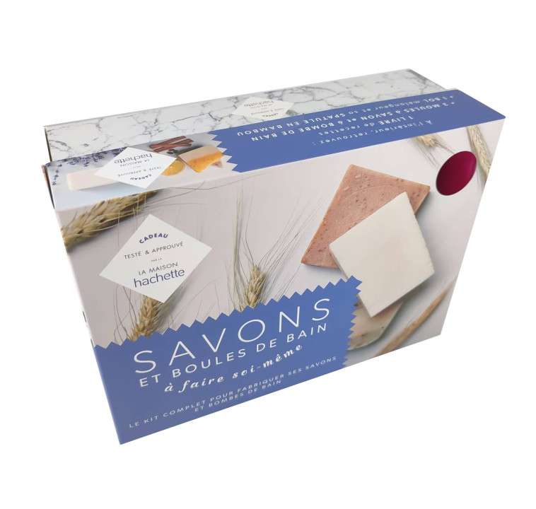 COFFRET SAVONS ET BOULES DE BAIN A FAIRE SOI-MEME - XXX - HACHETTE PRAT