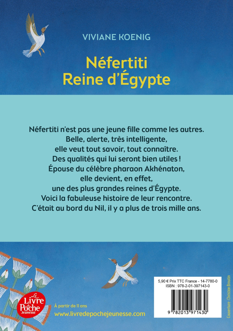 NEFERTITI REINE D'EGYPTE - KOENIG/BROUTIN - POCHE JEUNESSE