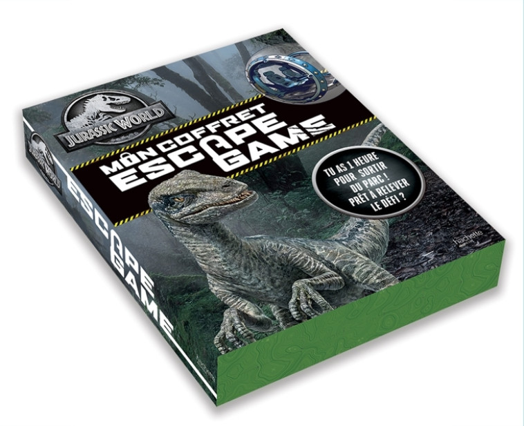 JURASSIC WORLD - MON COFFRET ESCAPE GAME - XXX - HACHETTE JEUN.