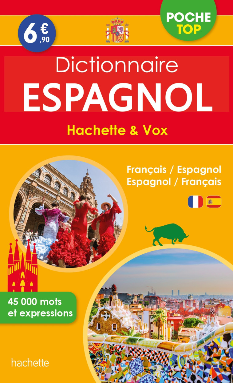 DICTIONNAIRE POCHE TOP ESPAGNOL - XXX - HACHETTE EDUC