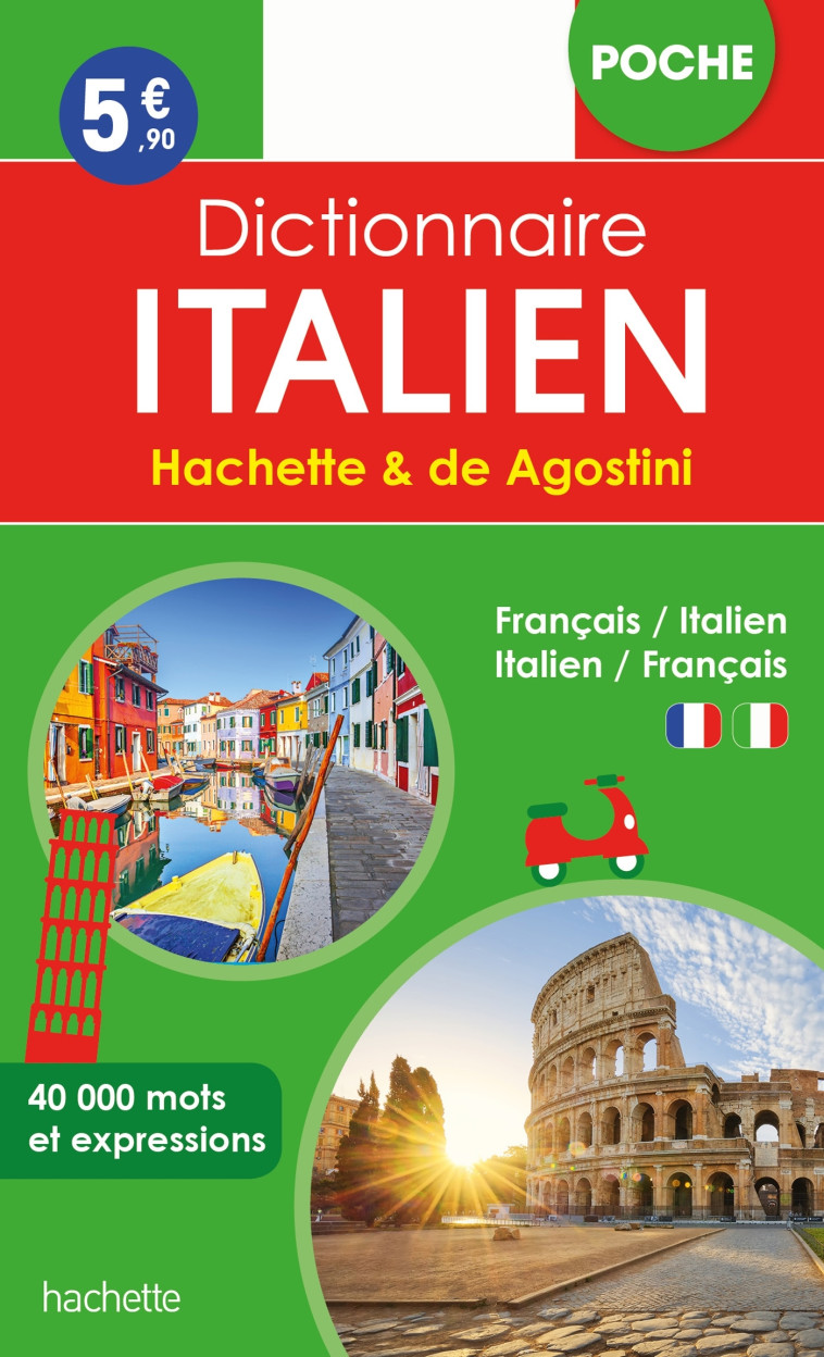 DICTIONNAIRE POCHE ITALIEN - XXX - HACHETTE EDUC