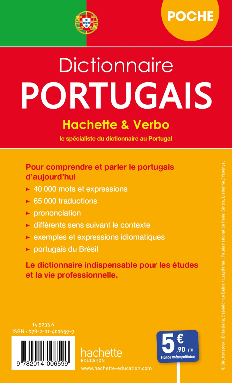 DICTIONNAIRE POCHE PORTUGAIS - XXX - HACHETTE EDUC