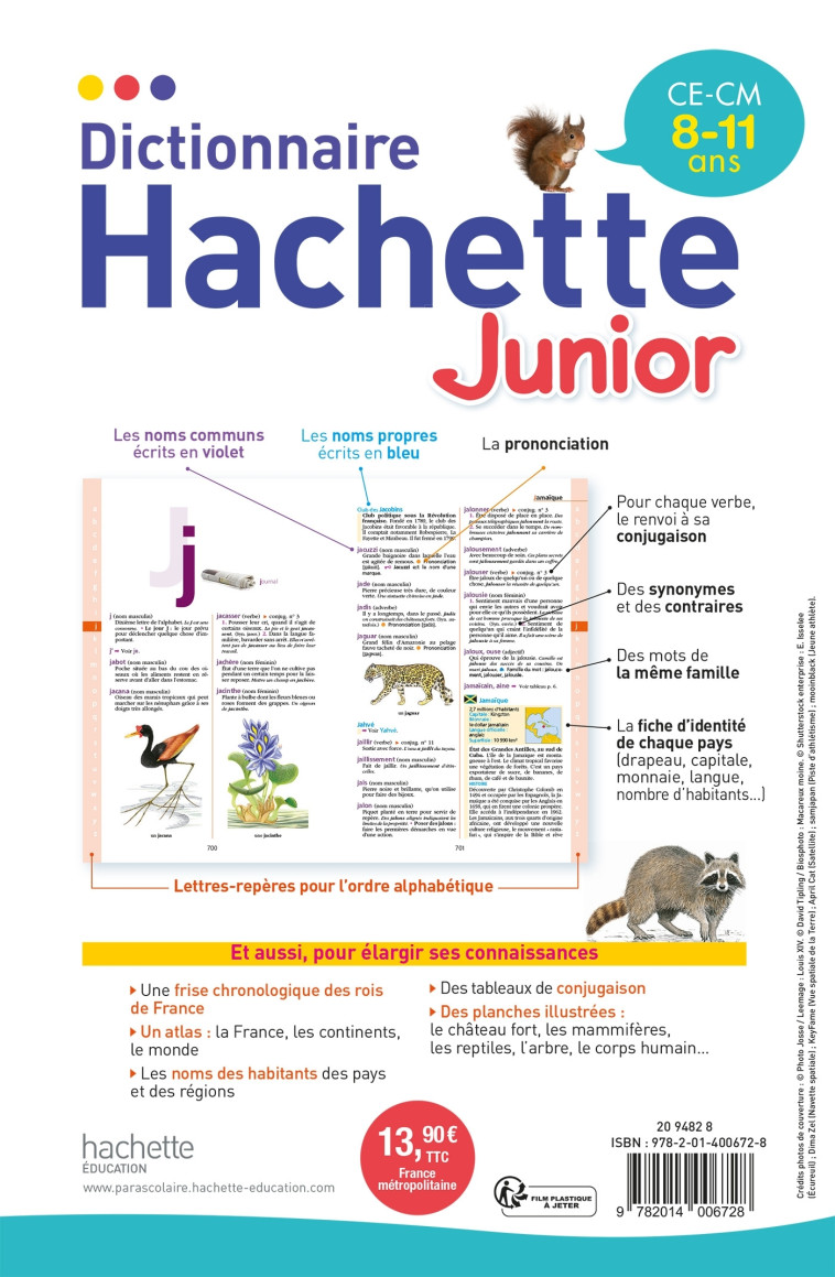 DICTIONNAIRE HACHETTE JUNIOR 2021 - XXX - HACHETTE EDUC