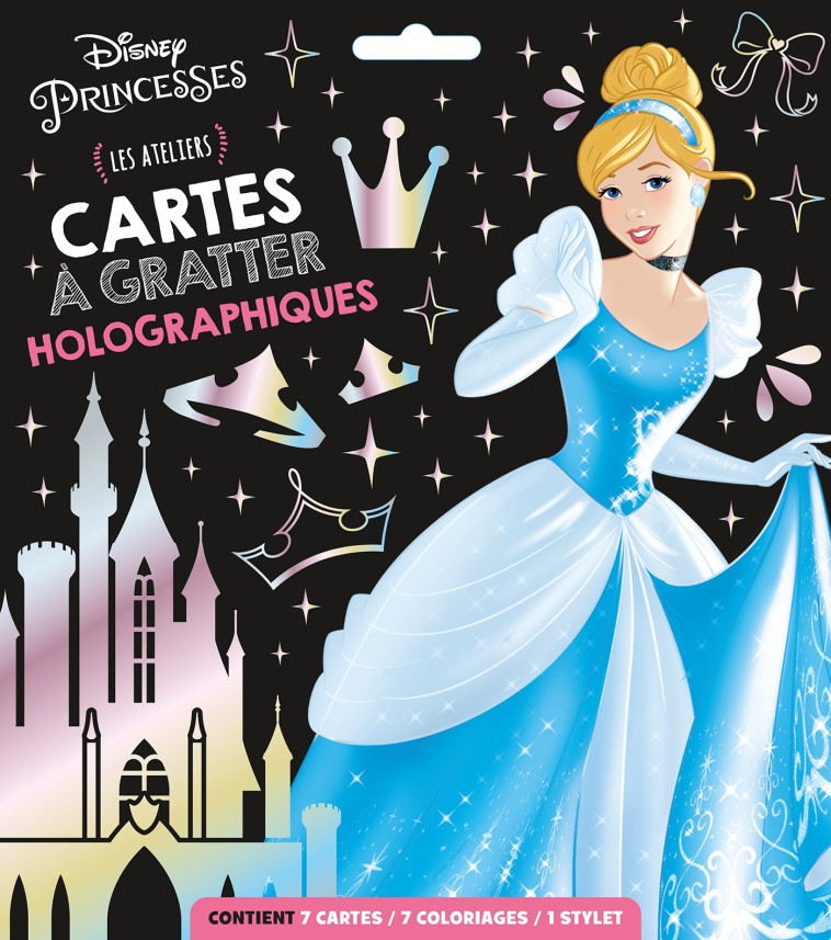 CARTES A GRATTER HOLOGRAPHIQUES DISNEY PRINCESSES - XXX - DISNEY HACHETTE