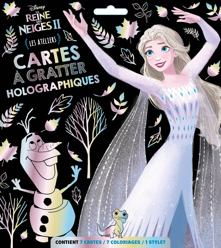 CARTES A GRATTER REINE DES NEIGES 2 HOLOGRAPHIQUE - XXX - DISNEY HACHETTE