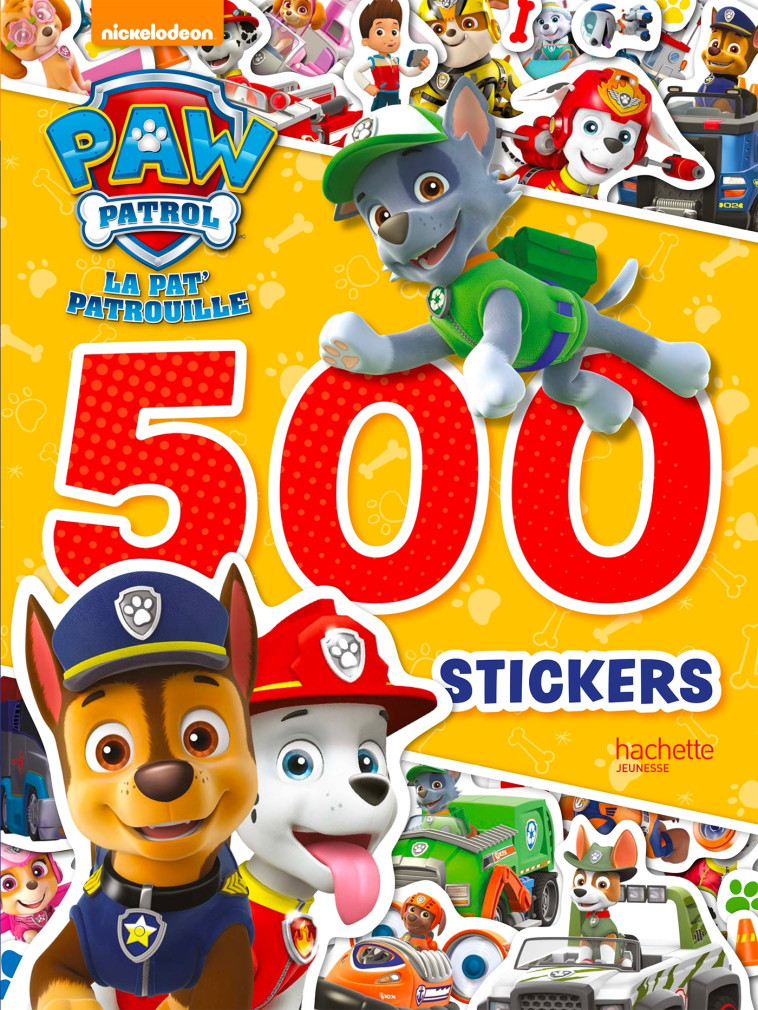 PAW PATROL-LA PAT'PATROUILLE - 500 STICKERS - XXX - HACHETTE JEUN.