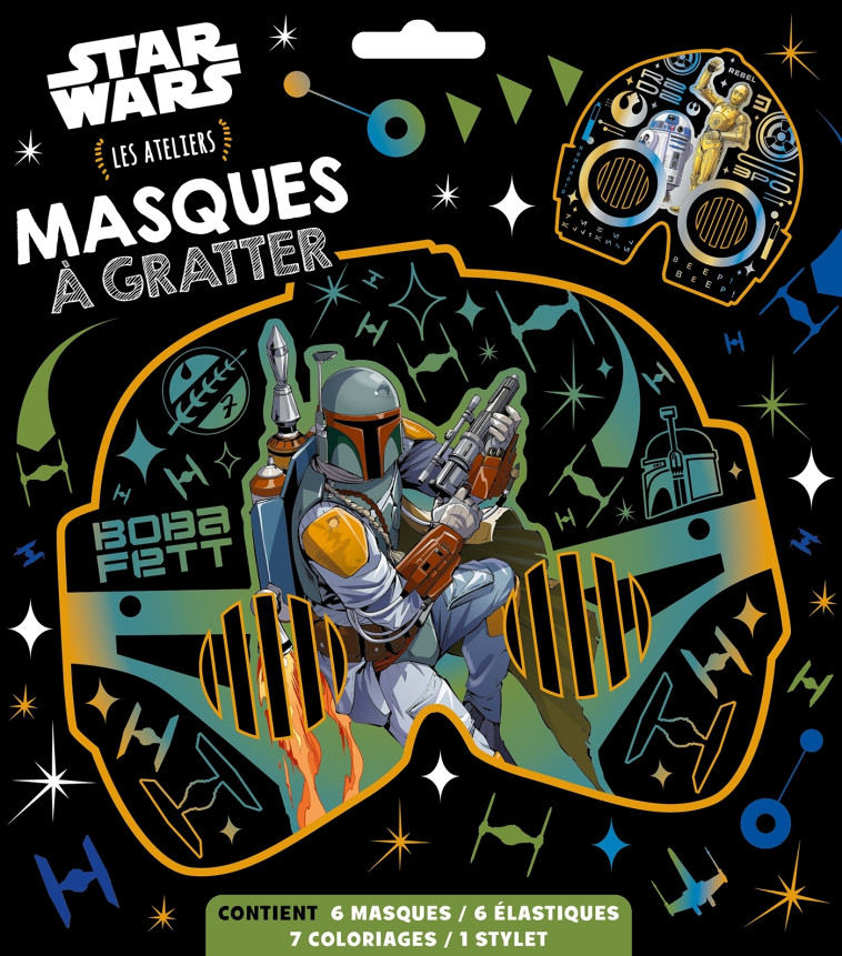 STAR WARS MASQUES A GRATTER - XXX - DISNEY HACHETTE