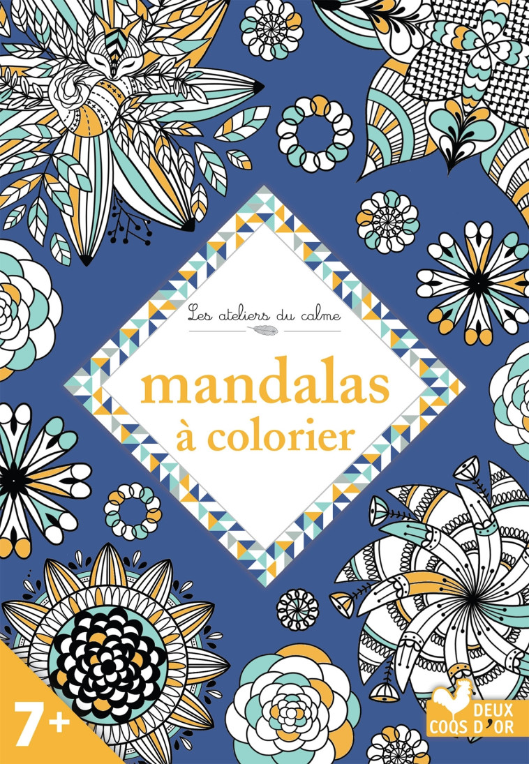 MANDALA A COLORIER - LILI LA BALEINE - DEUX COQS D OR