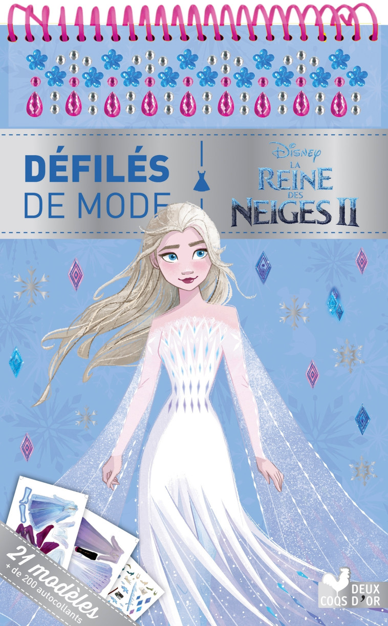 LA REINE DES NEIGES 2 - BLOC A SPIRALE - DISNEY - DEUX COQS D OR