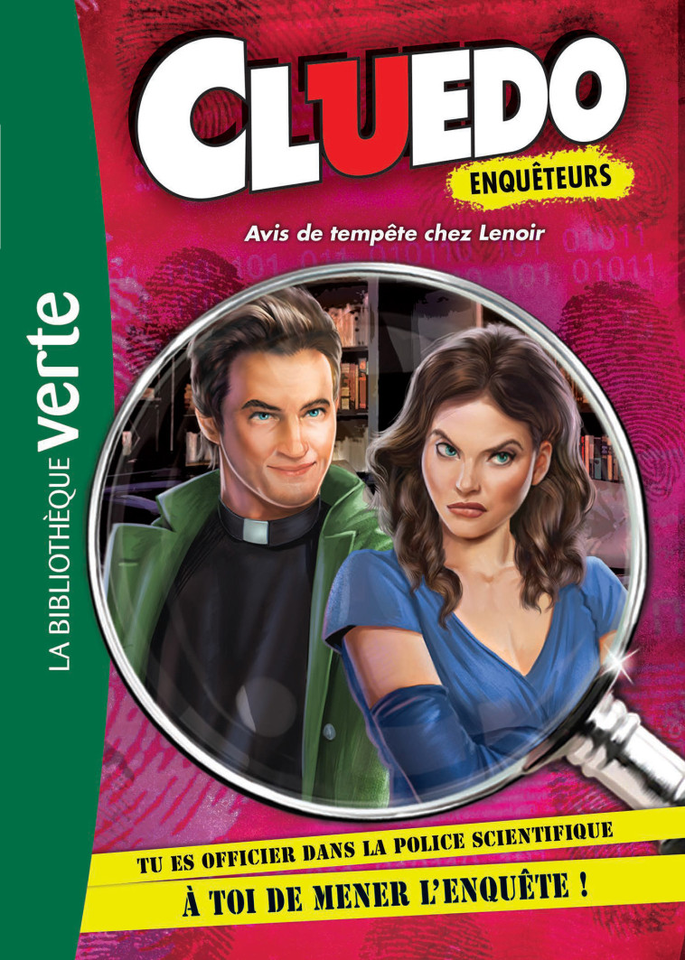 CLUEDO ENQUETEURS T02 AVIS DE TEMPETE C HEZ LENOIR - HASBRO - HACHETTE JEUN.