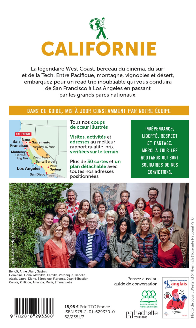 GUIDE DU ROUTARD CALIFORNIE 2022/23 - XXX - HACHETTE TOURI