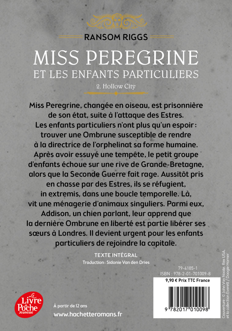 MISS PEREGRINE ET LES ENFANTS PARTICULIERS T02 HOLLOW CITY - RIGGS RANSOM - POCHE JEUNESSE