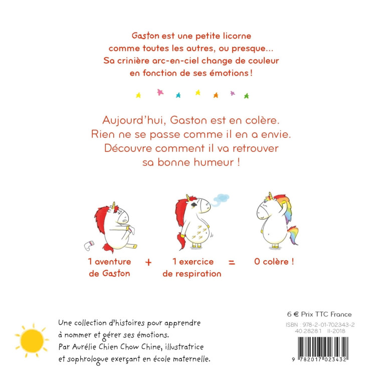 GASTON JE SUIS EN COLERE - CHIEN CHOW CHINE A. - HACHETTE ENFANT