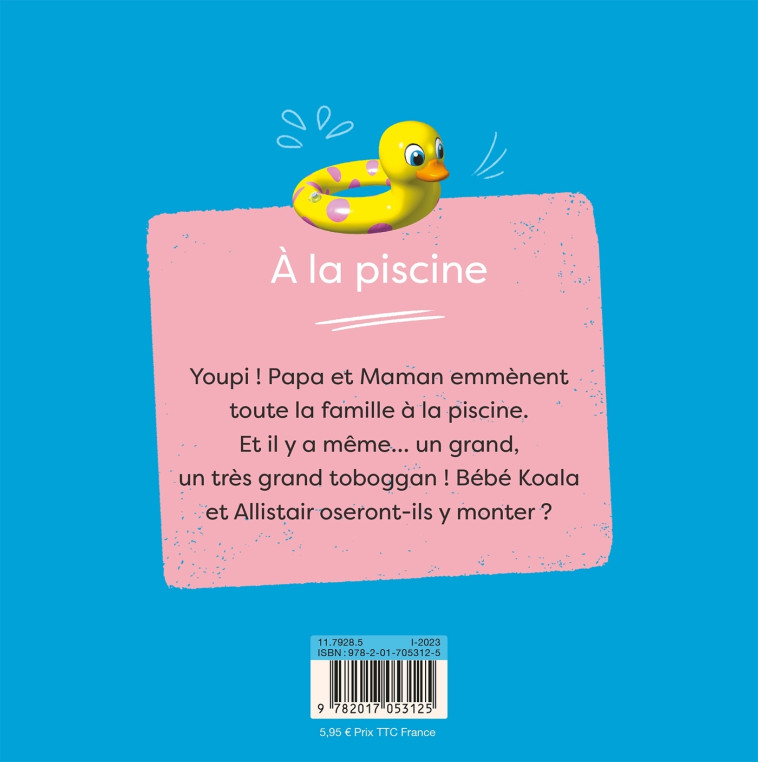 BEBE KOALA NED - PISCINE - BERKANE/NESME - HACHETTE ENFANT