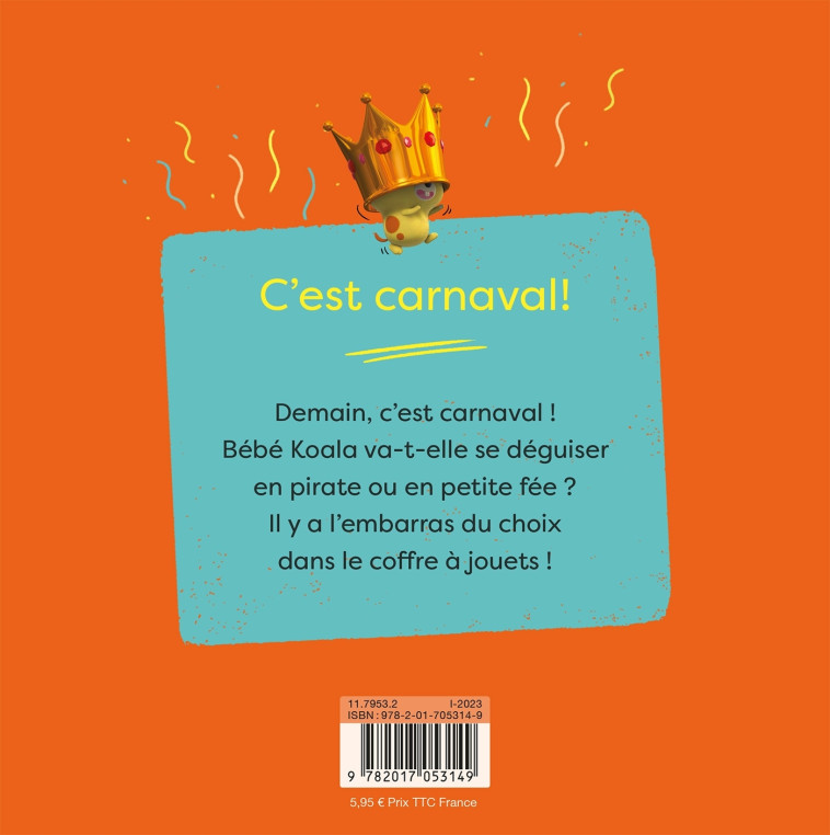 BEBE KOALA NED - CARNAVAL - BERKANE/NESME - HACHETTE ENFANT