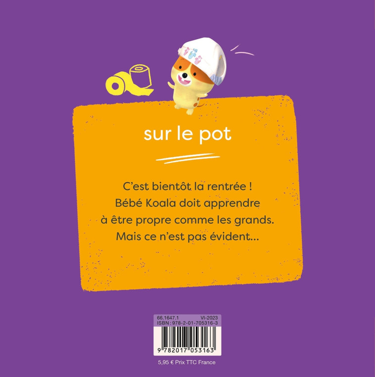 BEBE KOALA SUR LE POT NED - NESME - HACHETTE ENFANT