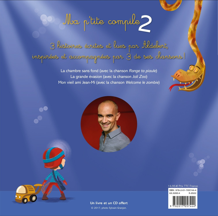 ALDEBERT  MA P'TITE COMPILE 2 + CD - ALDEBERT - HACHETTE ENFANT