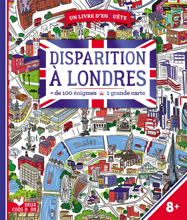 DISPARITION A LONDRES - LIVRE AVEC CARTE - LES FEES HILARES - DEUX COQS D OR