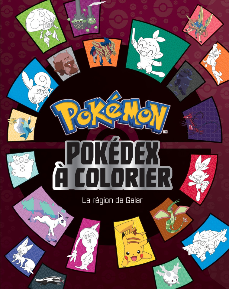 POKEMON POKEDEX A COLORIER EPEES ET BOUCLIERS - XXX - HACHETTE JEUN.