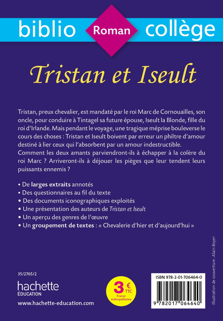 TRISTAN ET ISEULT NE 2019 - GHELBER/TOILLON - HACHETTE EDUC