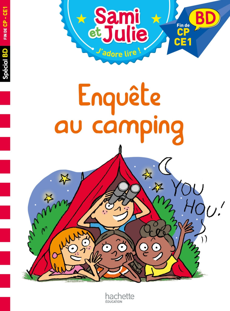 SAMI ET JULIE BD : ENQUETE AU CAMPING - BONTE/MASSONAUD - HACHETTE EDUC