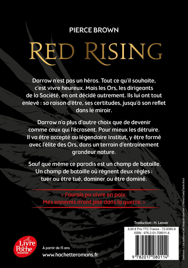 RED RISING T01 - BROWN PIERCE - POCHE JEUNESSE