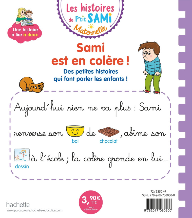 SAMI EST EN COLERE - CLERY-N - HACHETTE EDUC