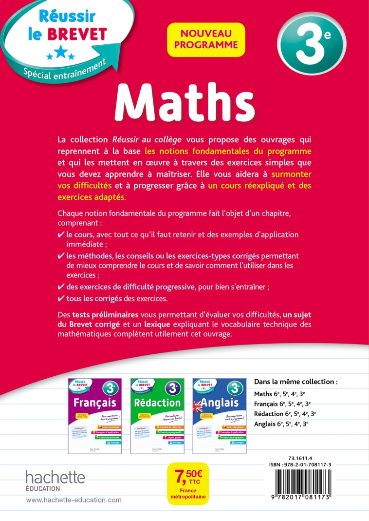 MATHS 3E 2019 - DEJEAN/BLANC - HACHETTE EDUC