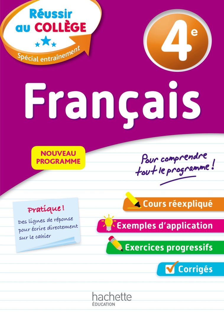 FRANCAIS 4E 2019 - LISLE ISABELLE - HACHETTE EDUC