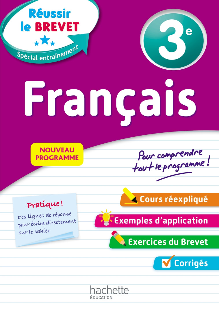 FRANCAIS 3E 2019 - LISLE ISABELLE - HACHETTE EDUC