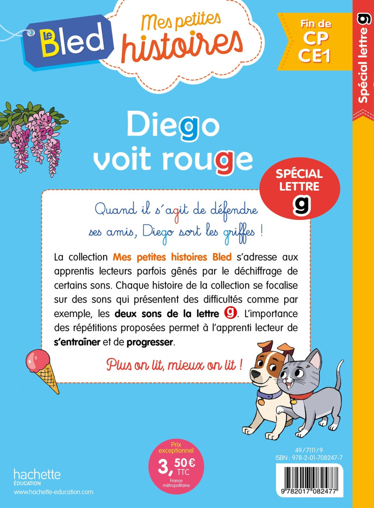 DIEGO VOIT ROUGE (SPECIAL LETTRE G) - COSTES DOMINIQUE - HACHETTE EDUC