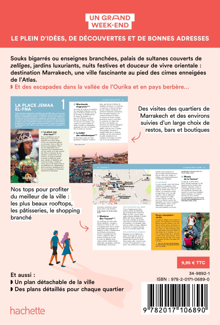 GUIDE UN GRAND WEEK-END A MARRAKECH - XXX - HACHETTE TOURI