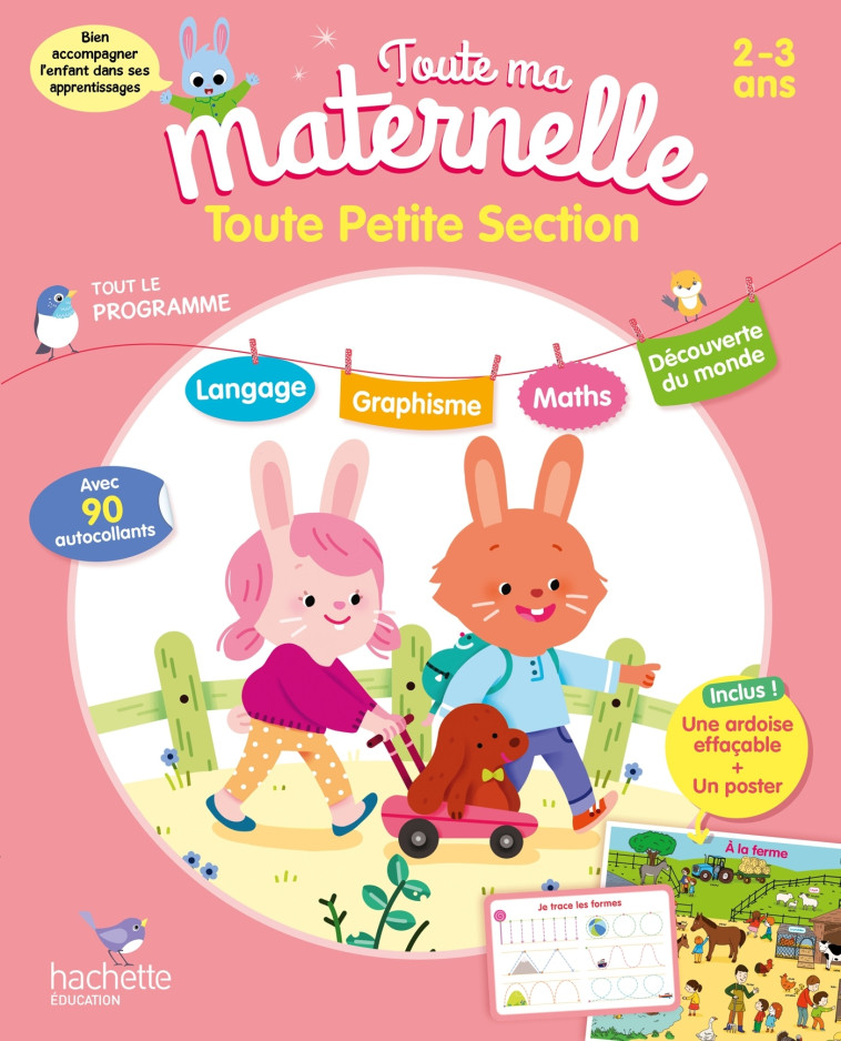 TOUTE MA MATERNELLE- TOUTE PETITE SECTION 2-3 ANS - MARCEL CAROLINE - HACHETTE EDUC