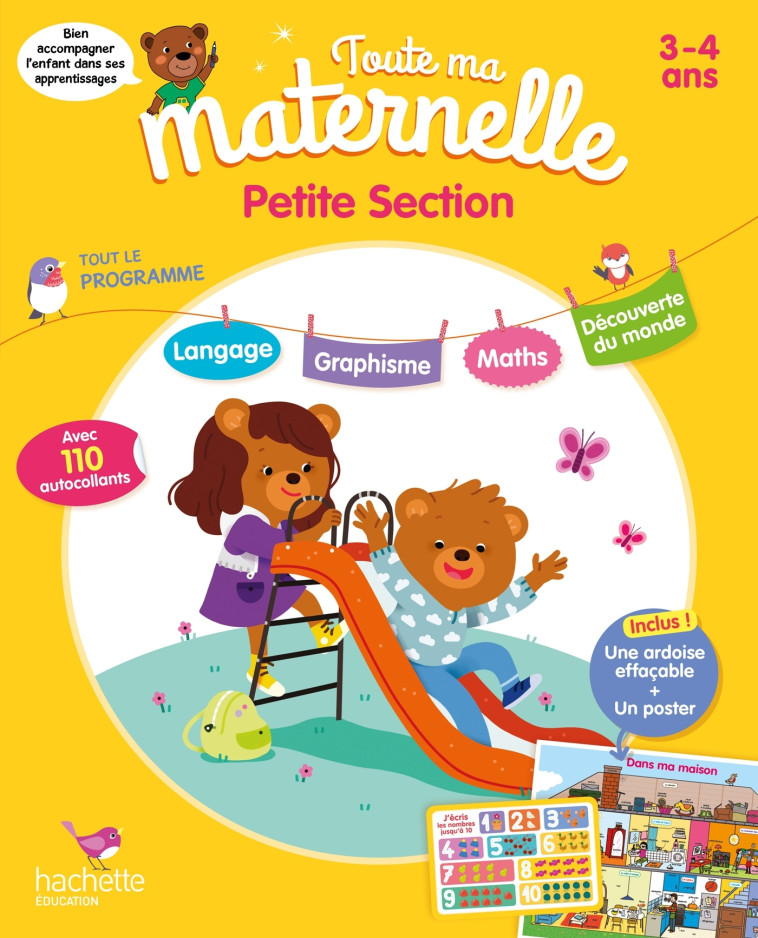 TOUTE MA MATERNELLE- PETITE SECTION 3-4 ANS - BLANDINO GUY - HACHETTE EDUC