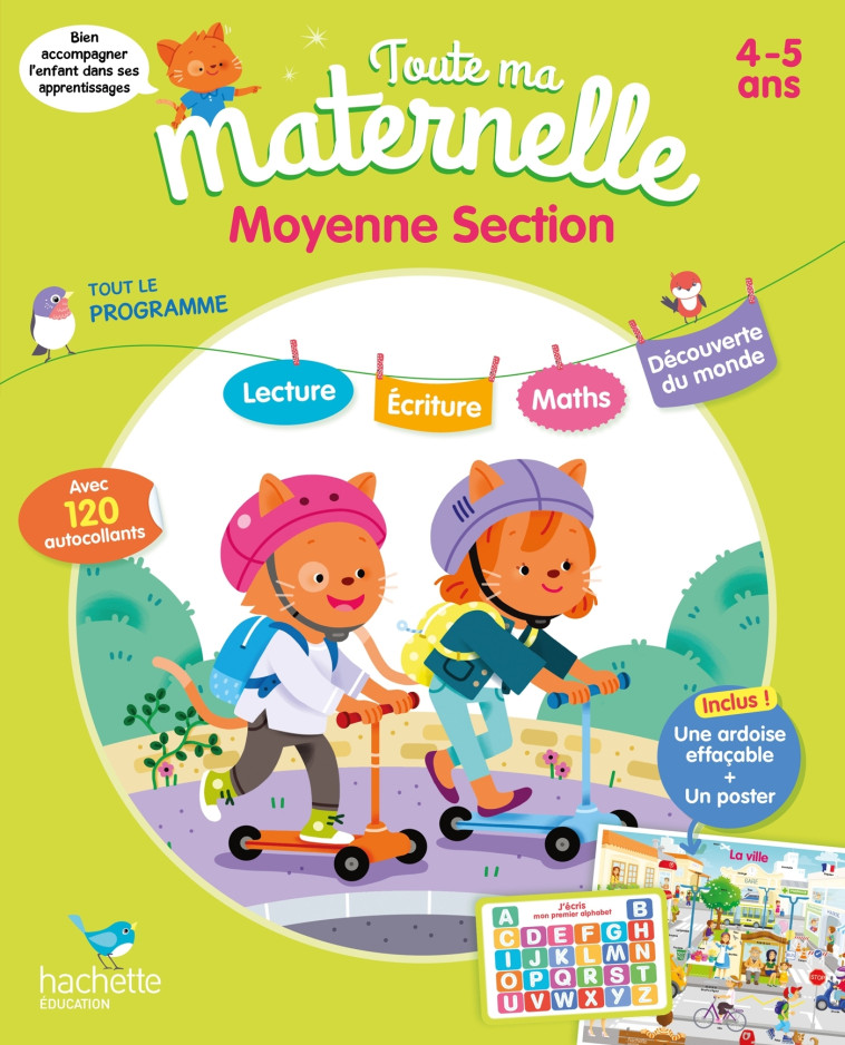 TOUTE MA MATERNELLE- MOYENNE SECTION 4-5 ANS - BLANDINO GUY - HACHETTE EDUC